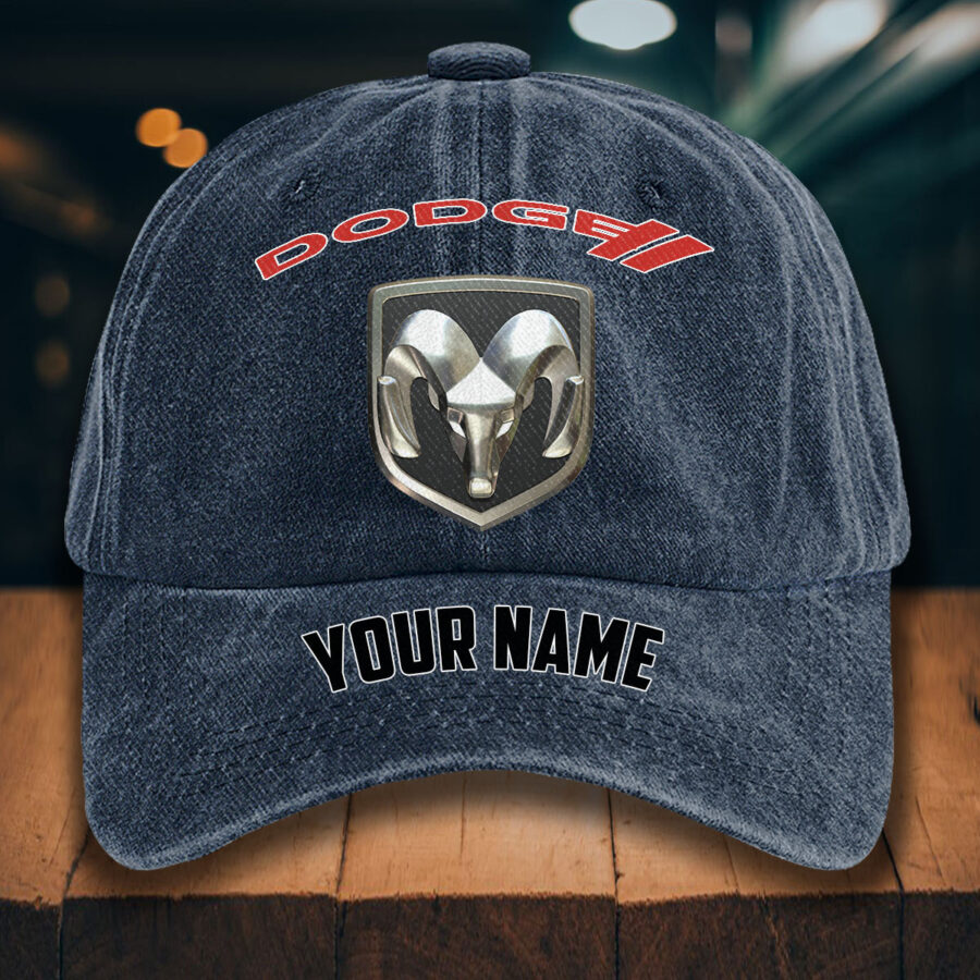 Dodge Gewaschene Denim-Kappe – Bild 7