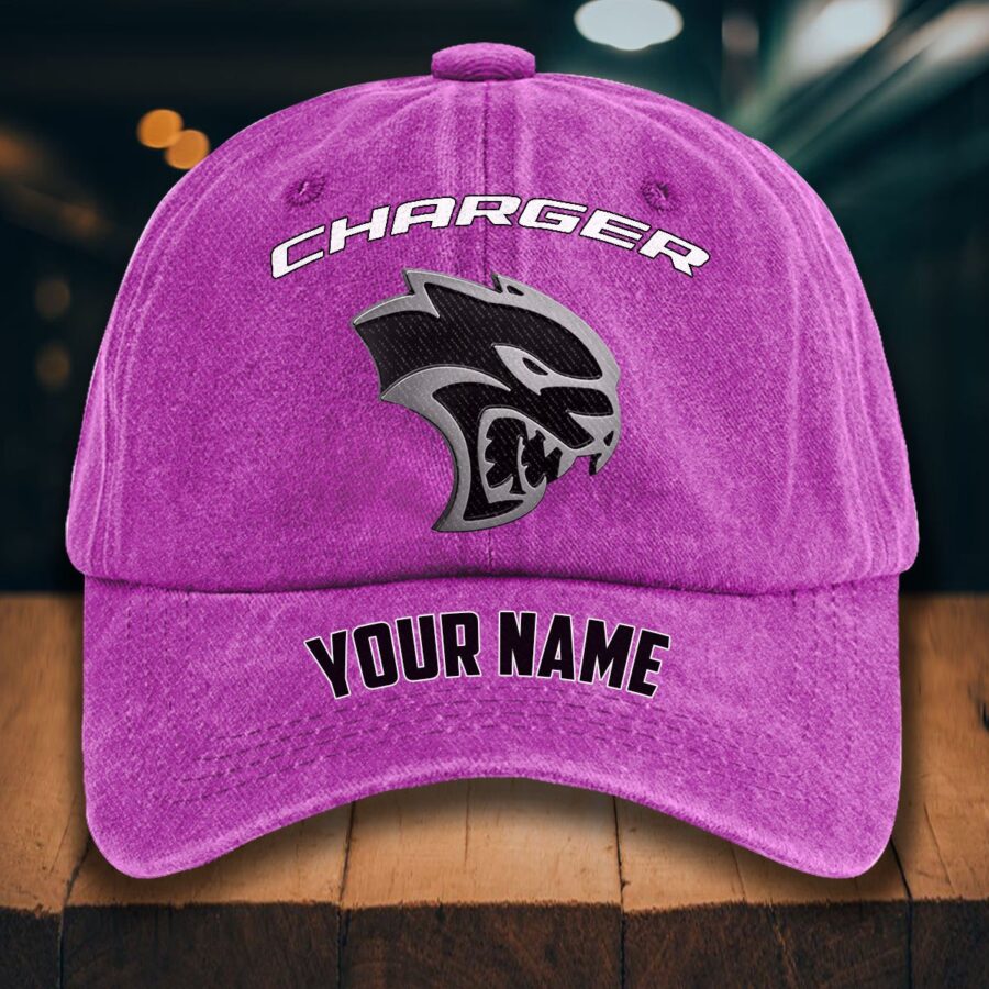 Dodge Charger Gewaschene Denim-Kappe – Bild 6