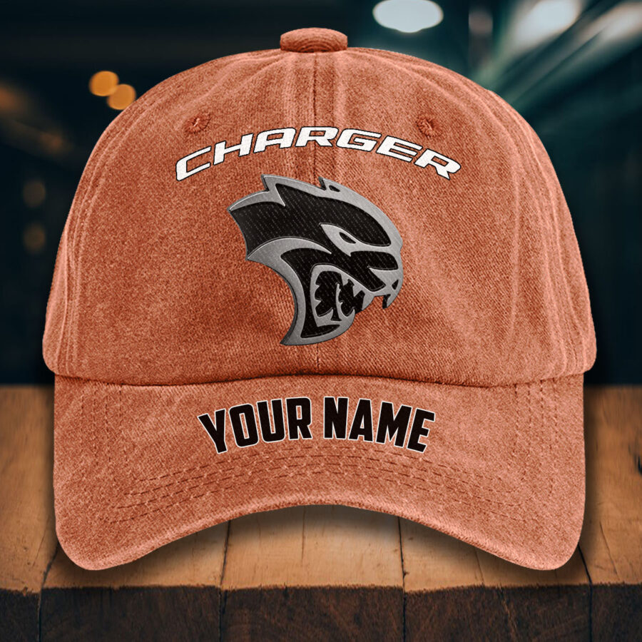 Dodge Charger Gewaschene Denim-Kappe – Bild 8