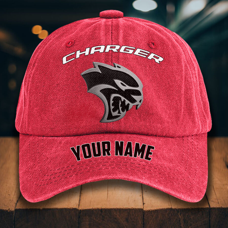 Dodge Charger Gewaschene Denim-Kappe – Bild 12