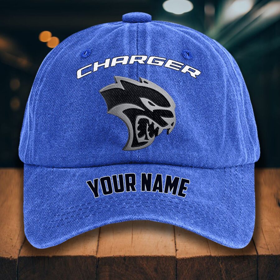 Dodge Charger Gewaschene Denim-Kappe – Bild 13