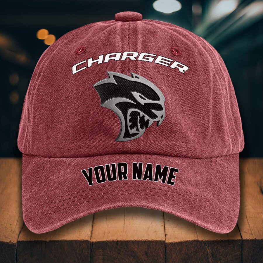 Dodge Charger Gewaschene Denim-Kappe – Bild 14