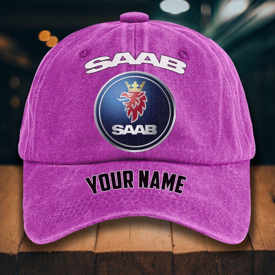 Saab Automobile Gewaschene Denim-Kappe – Bild 6