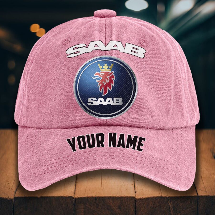 Saab Automobile Gewaschene Denim-Kappe – Bild 9