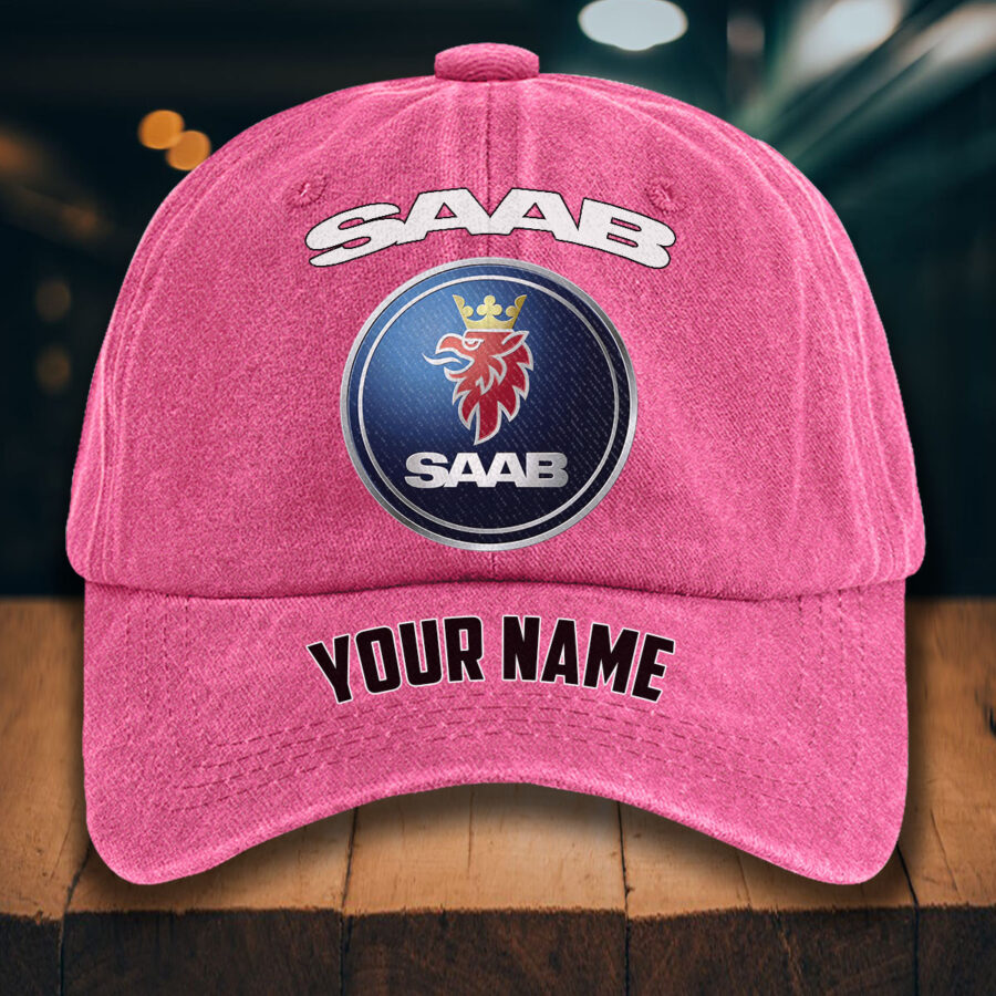 Saab Automobile Gewaschene Denim-Kappe – Bild 10