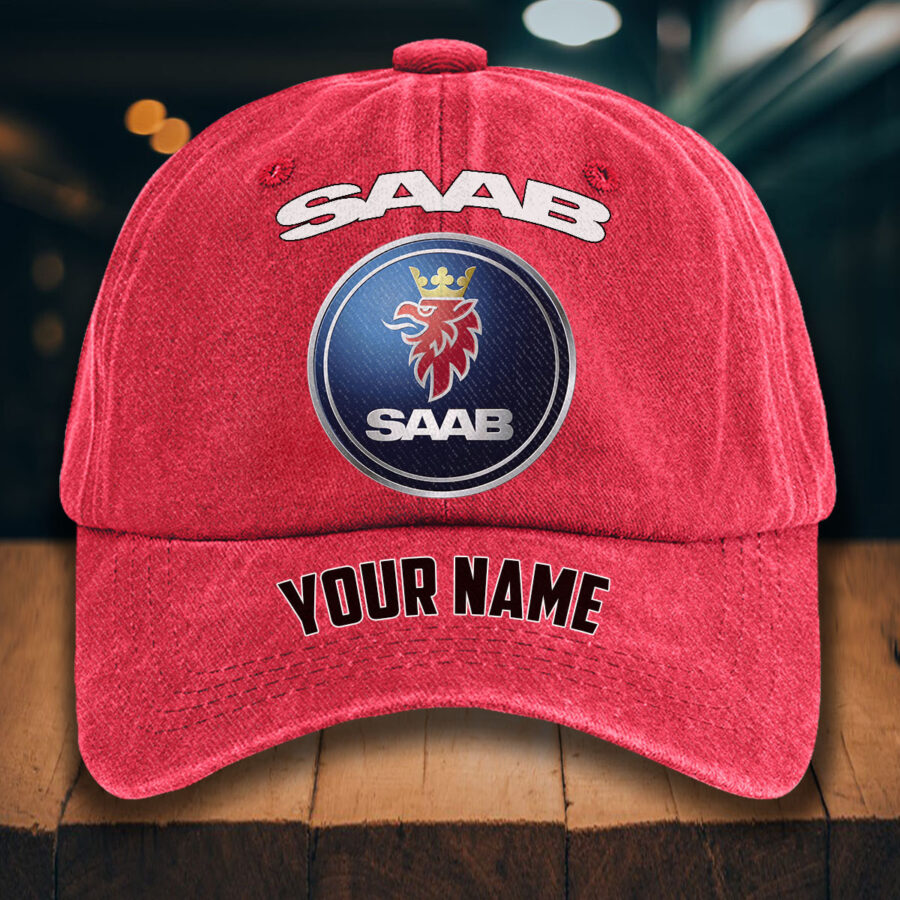Saab Automobile Gewaschene Denim-Kappe – Bild 12