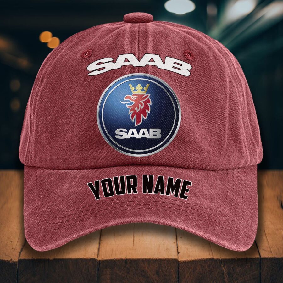 Saab Automobile Gewaschene Denim-Kappe – Bild 14