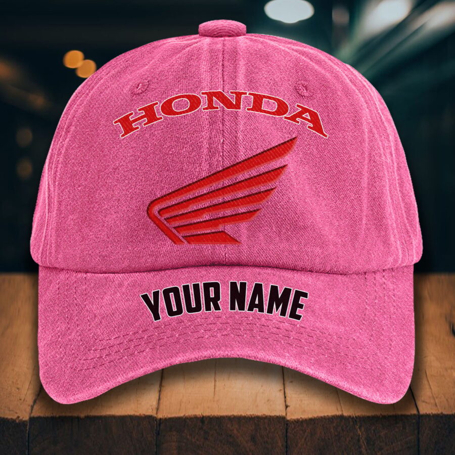 Honda Motorcycle Gewaschene Denim-Kappe – Bild 10