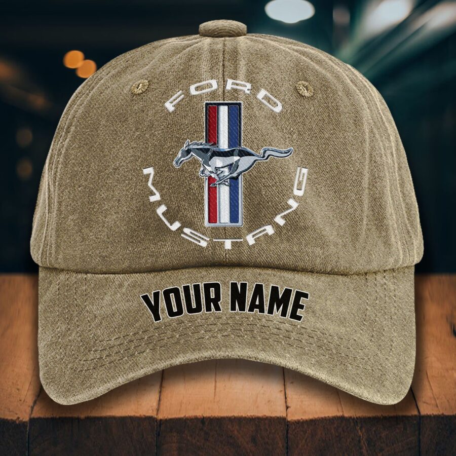 Ford Mustang Gewaschene Denim-Kappe – Bild 5