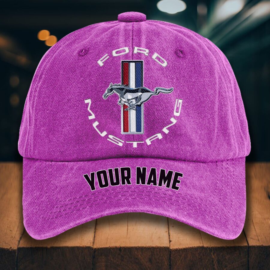 Ford Mustang Gewaschene Denim-Kappe – Bild 6