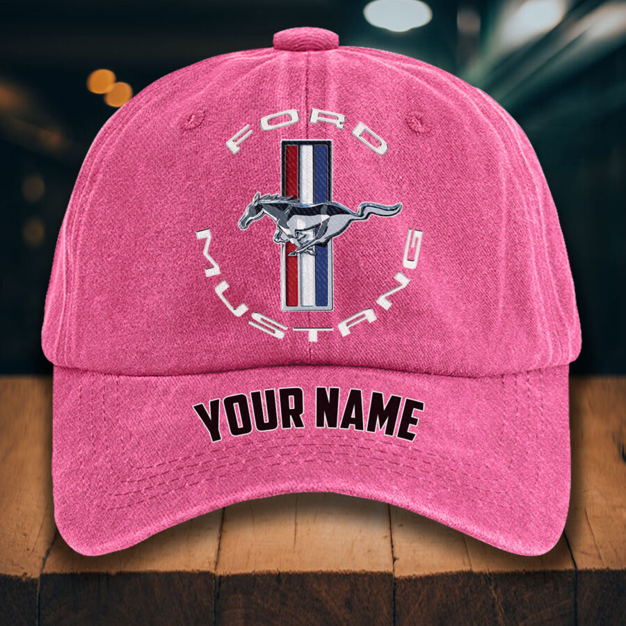 Ford Mustang Gewaschene Denim-Kappe – Bild 10