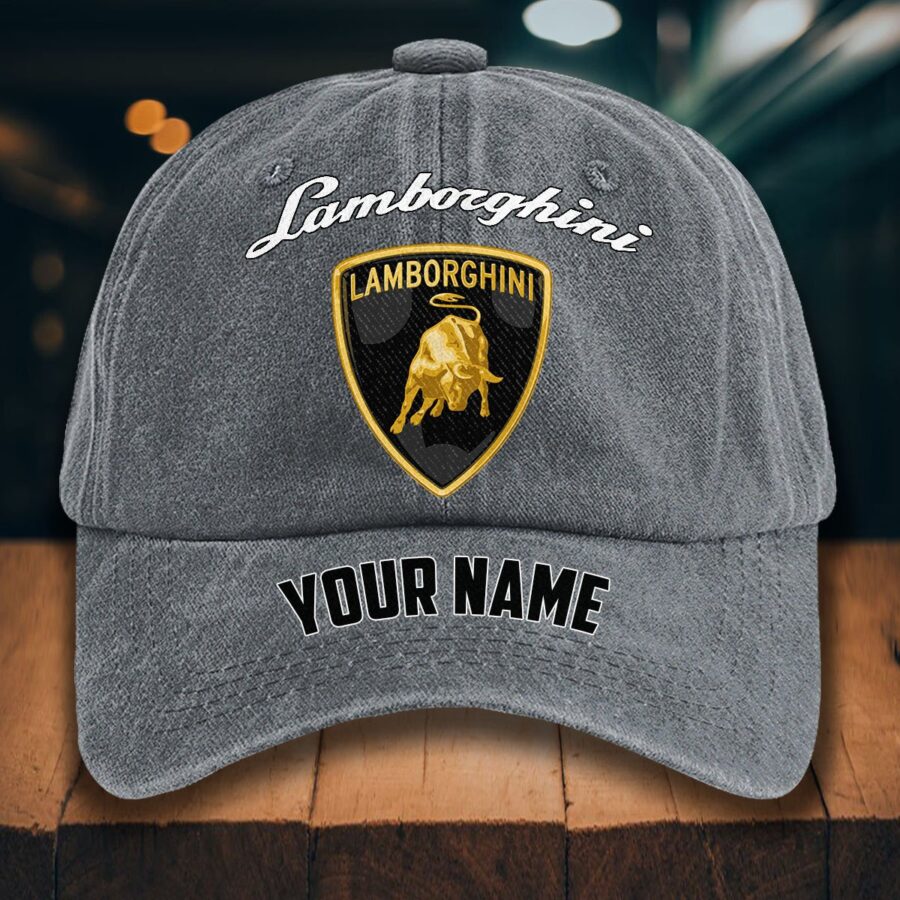Lamborghini Gewaschene Denim-Kappe – Bild 4