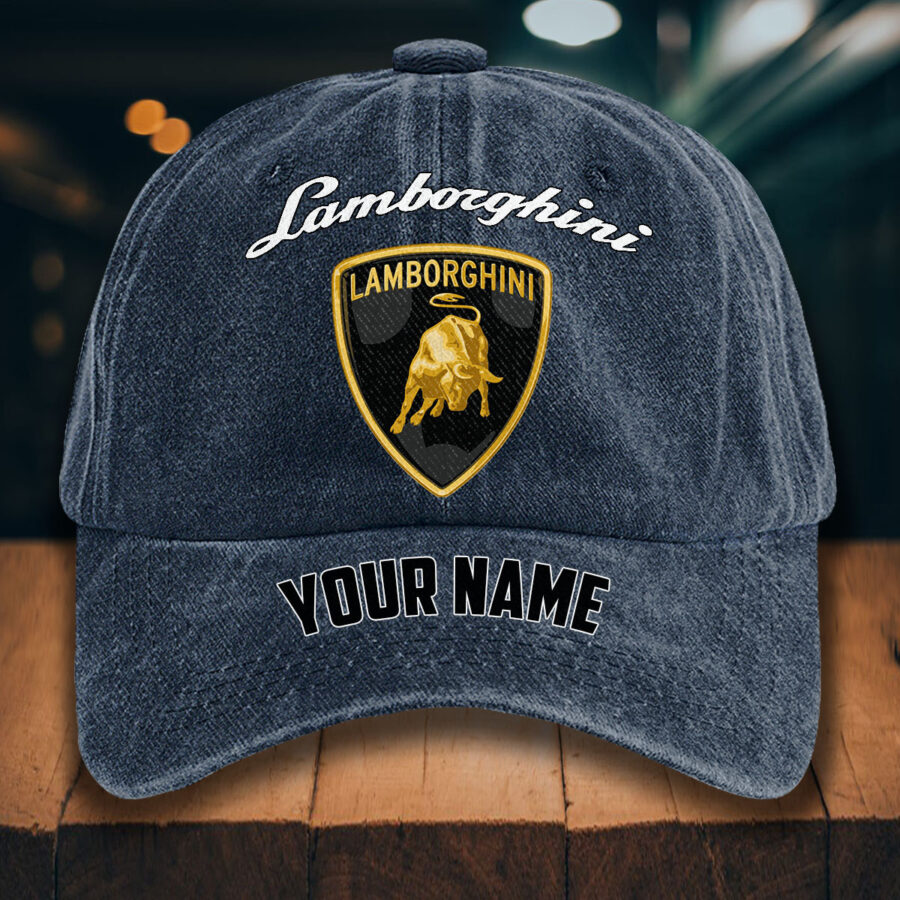 Lamborghini Gewaschene Denim-Kappe – Bild 7