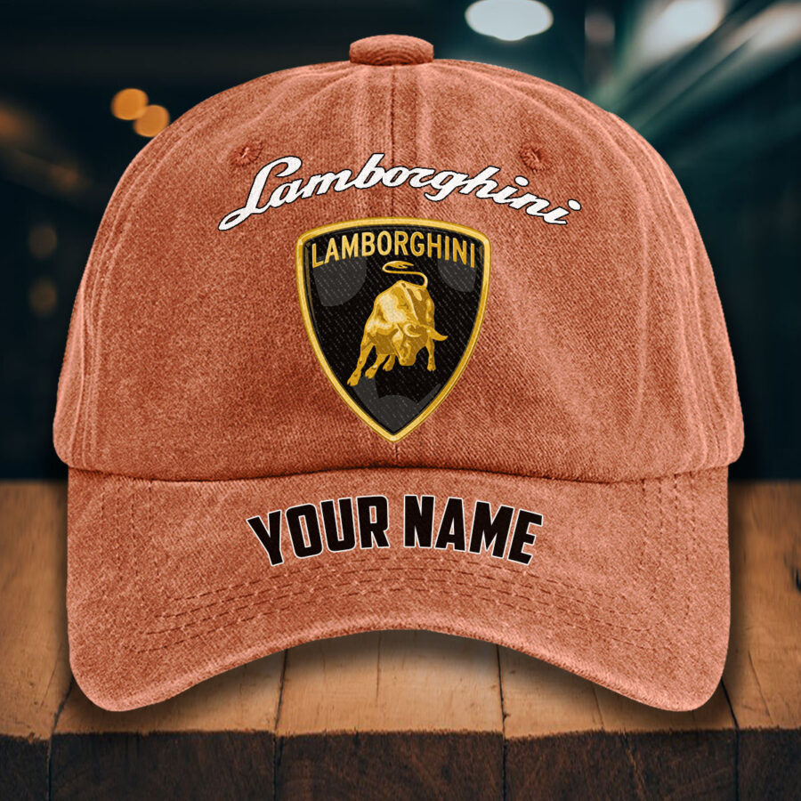 Lamborghini Gewaschene Denim-Kappe – Bild 8