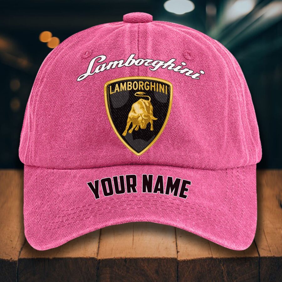 Lamborghini Gewaschene Denim-Kappe – Bild 10