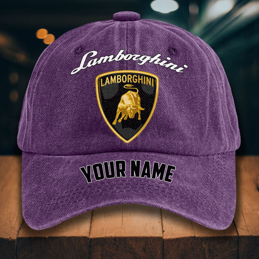 Lamborghini Gewaschene Denim-Kappe – Bild 11