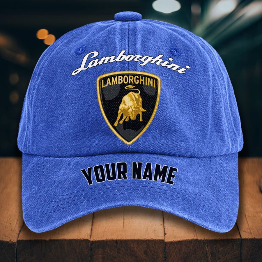 Lamborghini Gewaschene Denim-Kappe – Bild 13