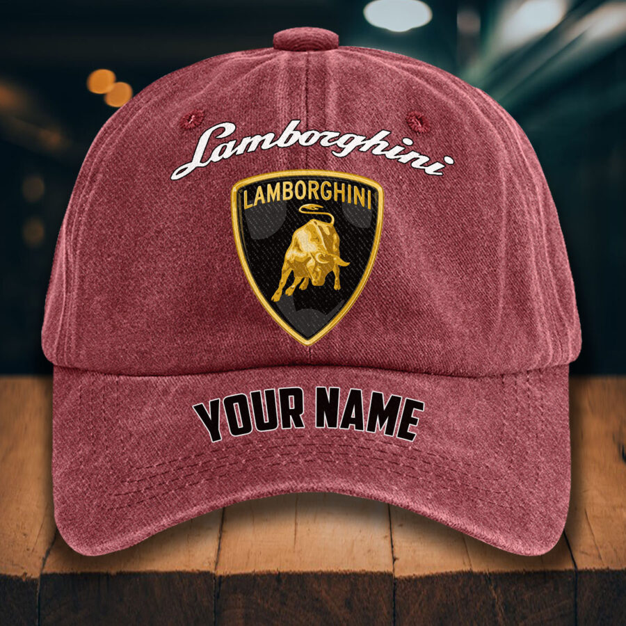 Lamborghini Gewaschene Denim-Kappe – Bild 14