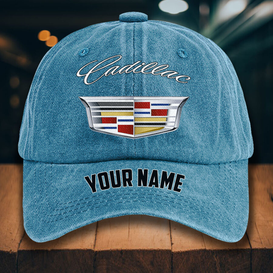 Cadillac Gewaschene Denim-Kappe – Bild 2