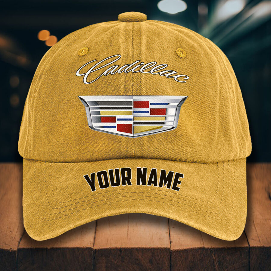 Cadillac Gewaschene Denim-Kappe – Bild 15