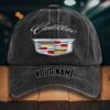 Cadillac Gewaschene Denim-Kappe