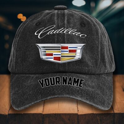 Cadillac Gewaschene Denim-Kappe