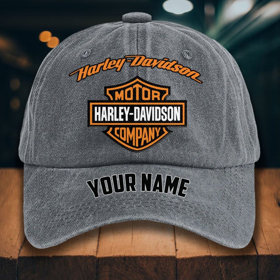 Harley-Davidson Gewaschene Denim-Kappe – Bild 4