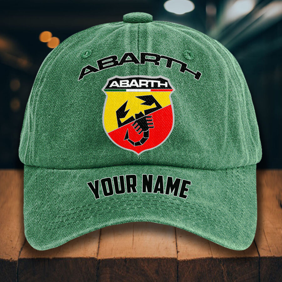 Abarth Gewaschene Denim-Kappe – Bild 3