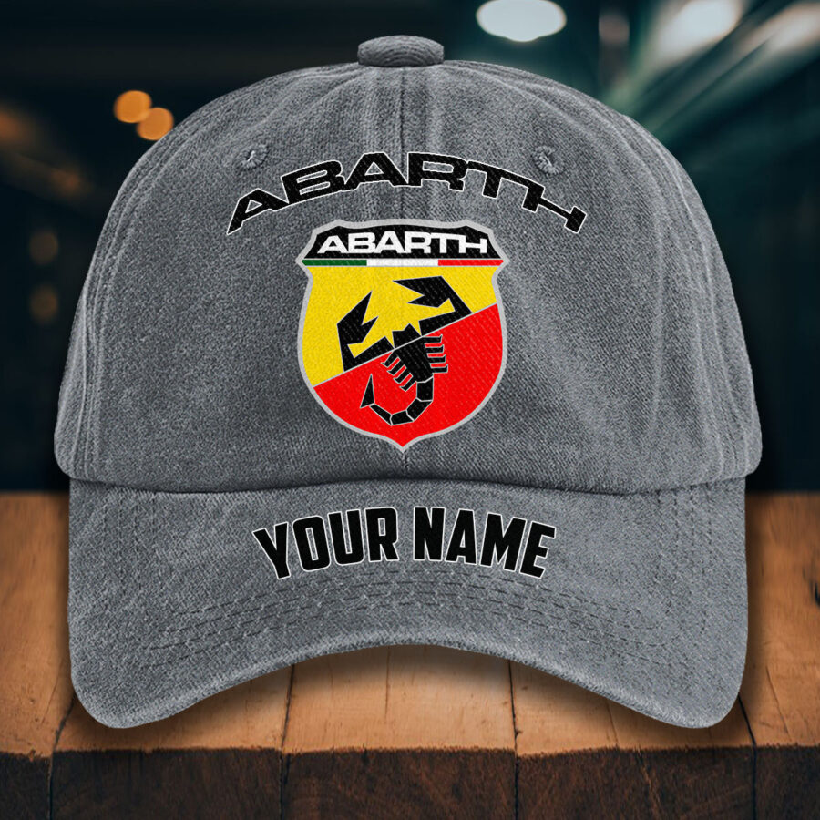 Abarth Gewaschene Denim-Kappe – Bild 4