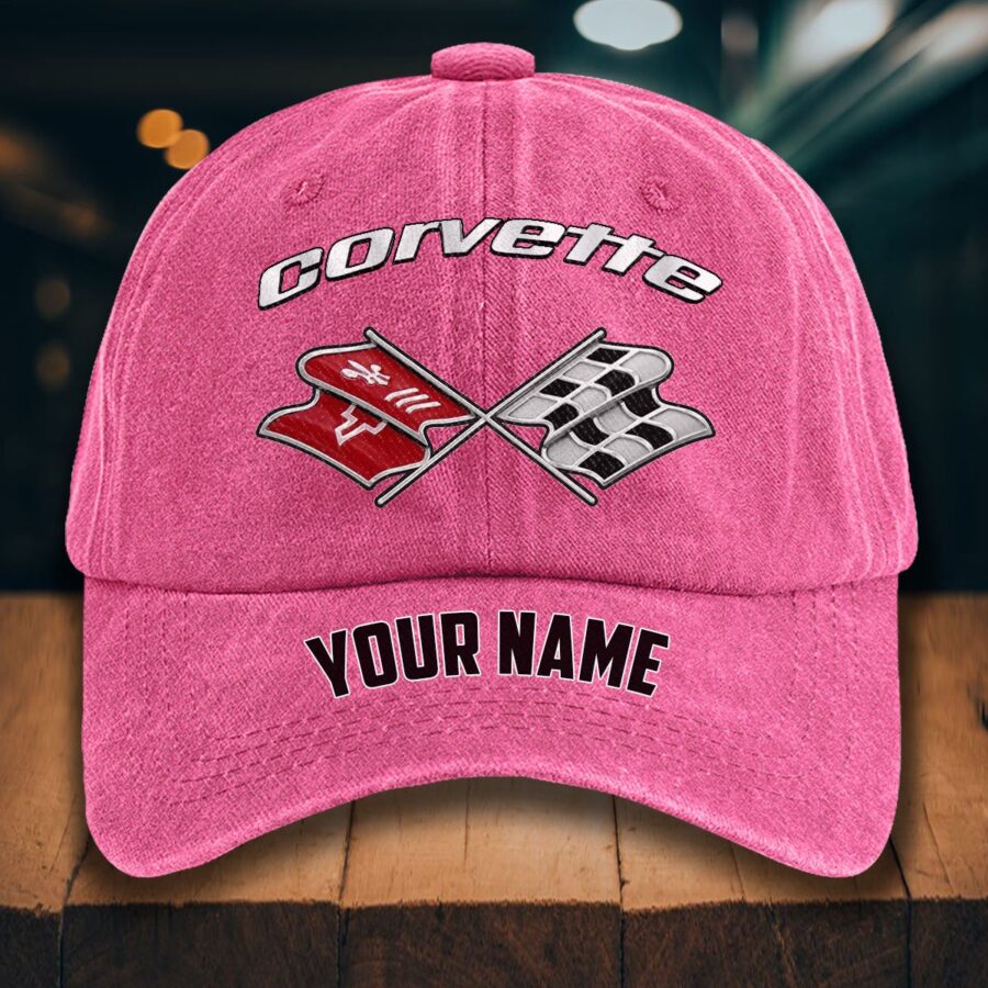 Corvette C3 Gewaschene Denim-Kappe – Bild 10