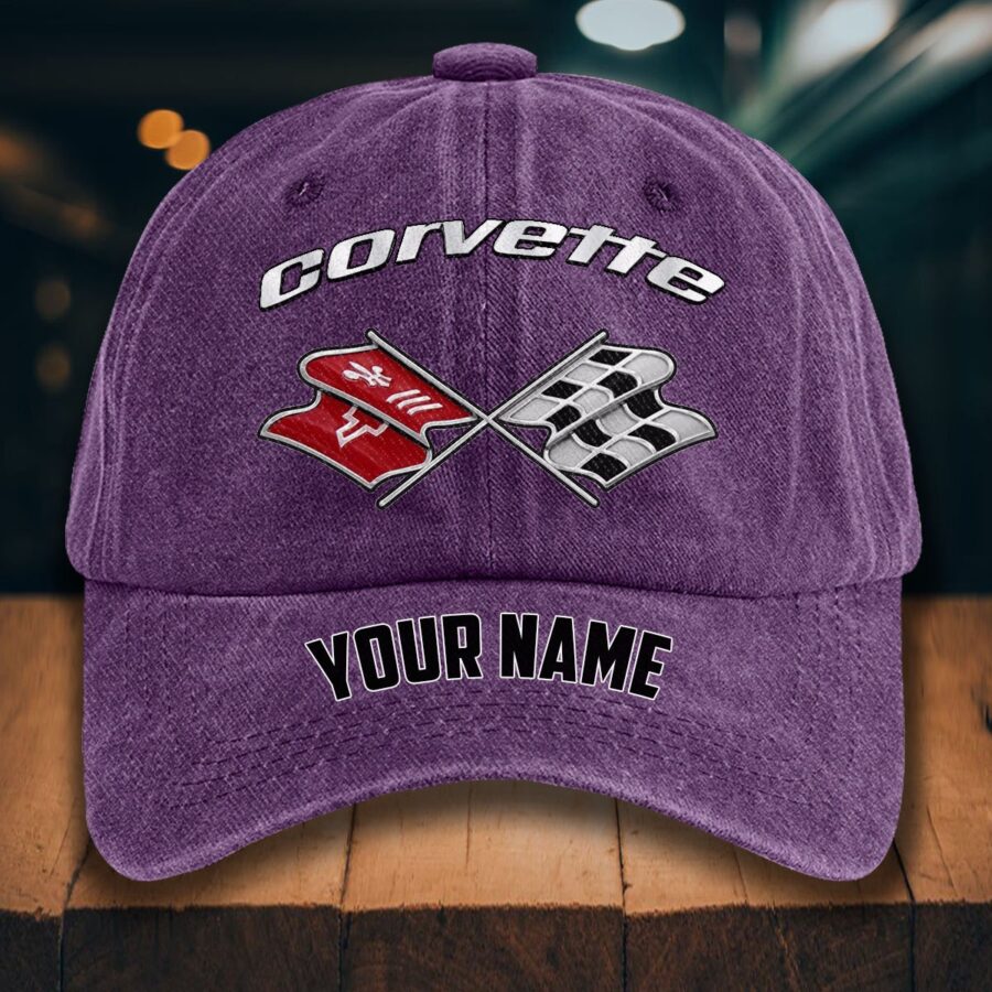 Corvette C3 Gewaschene Denim-Kappe – Bild 11