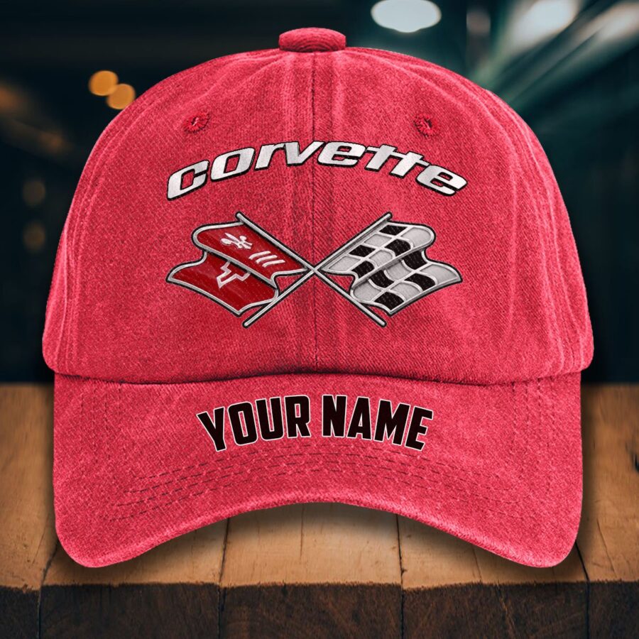 Corvette C3 Gewaschene Denim-Kappe – Bild 12