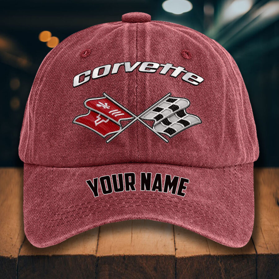 Corvette C3 Gewaschene Denim-Kappe – Bild 14