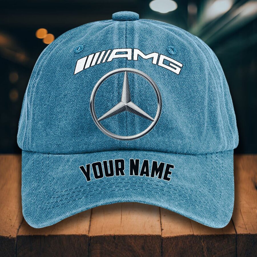 Mercedes-AMG Gewaschene Denim-Kappe – Bild 2