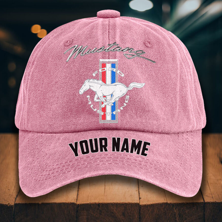 Ford Mustang Gewaschene Denim-Kappe – Bild 9