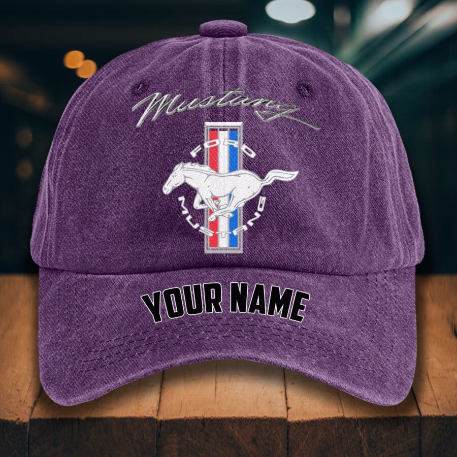 Ford Mustang Gewaschene Denim-Kappe – Bild 11