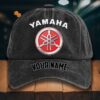 Yamaha Gewaschene Denim-Kappe