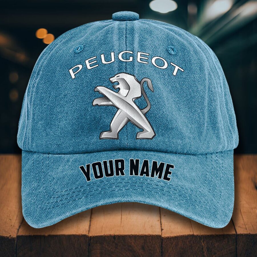 Peugeot Gewaschene Denim-Kappe – Bild 2