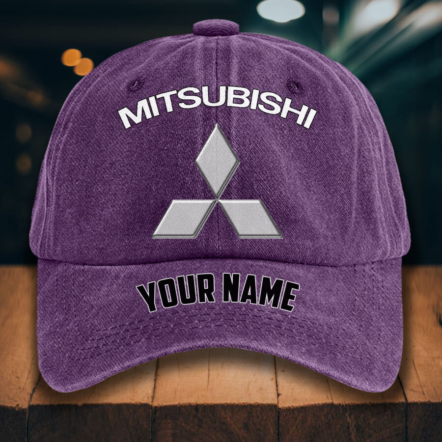 Mitsubishi Gewaschene Denim-Kappe – Bild 11