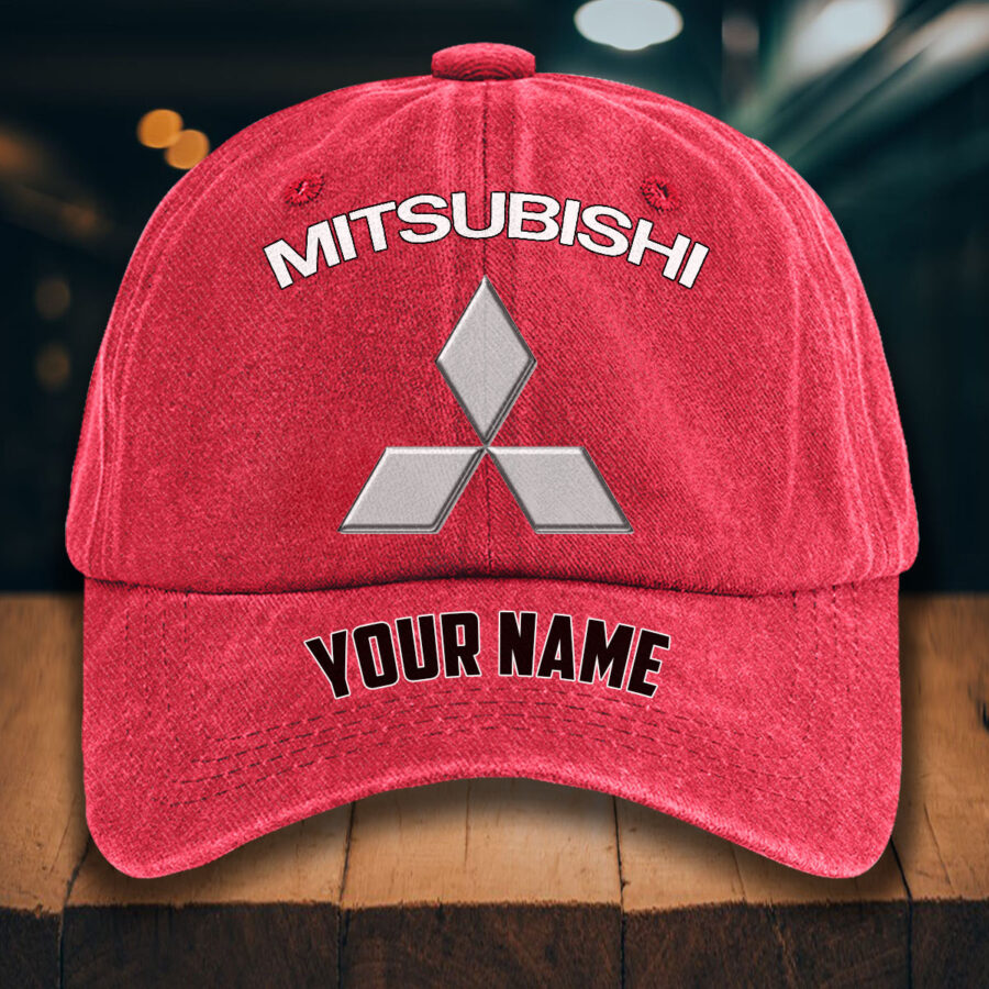 Mitsubishi Gewaschene Denim-Kappe – Bild 12