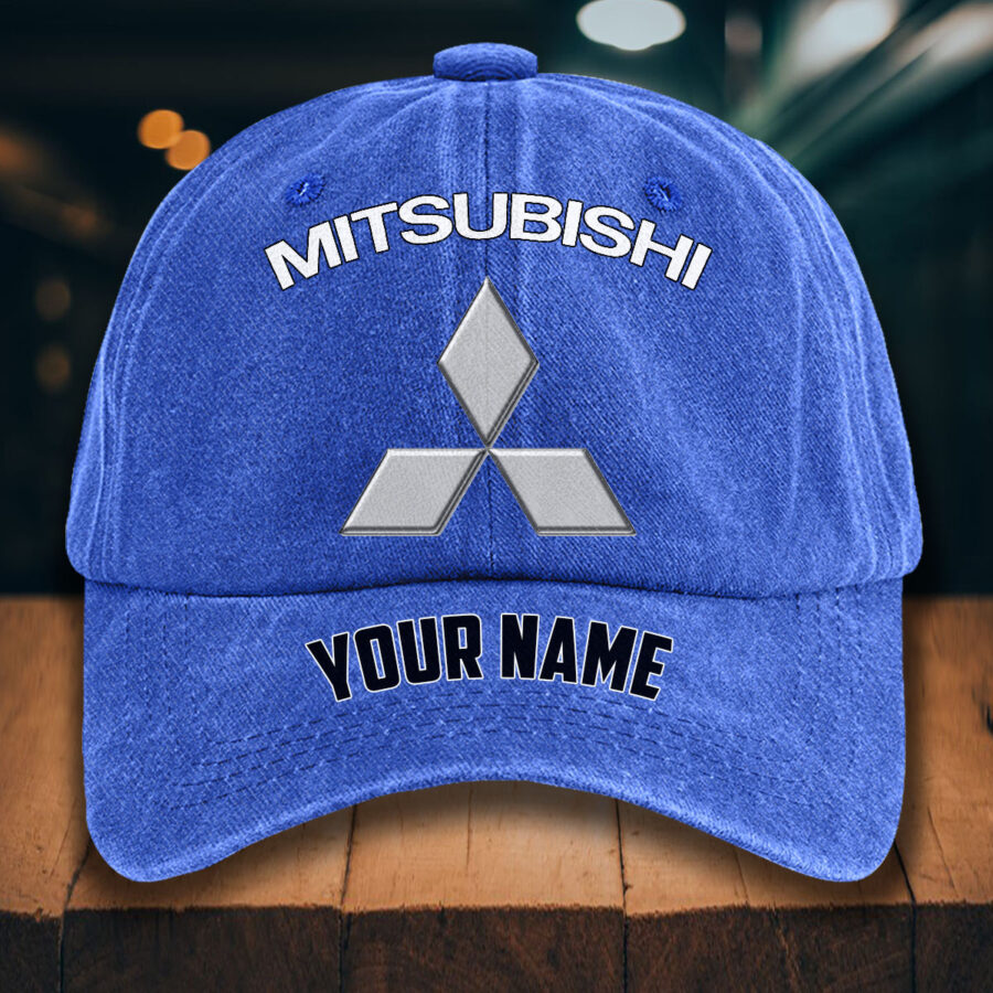 Mitsubishi Gewaschene Denim-Kappe – Bild 13