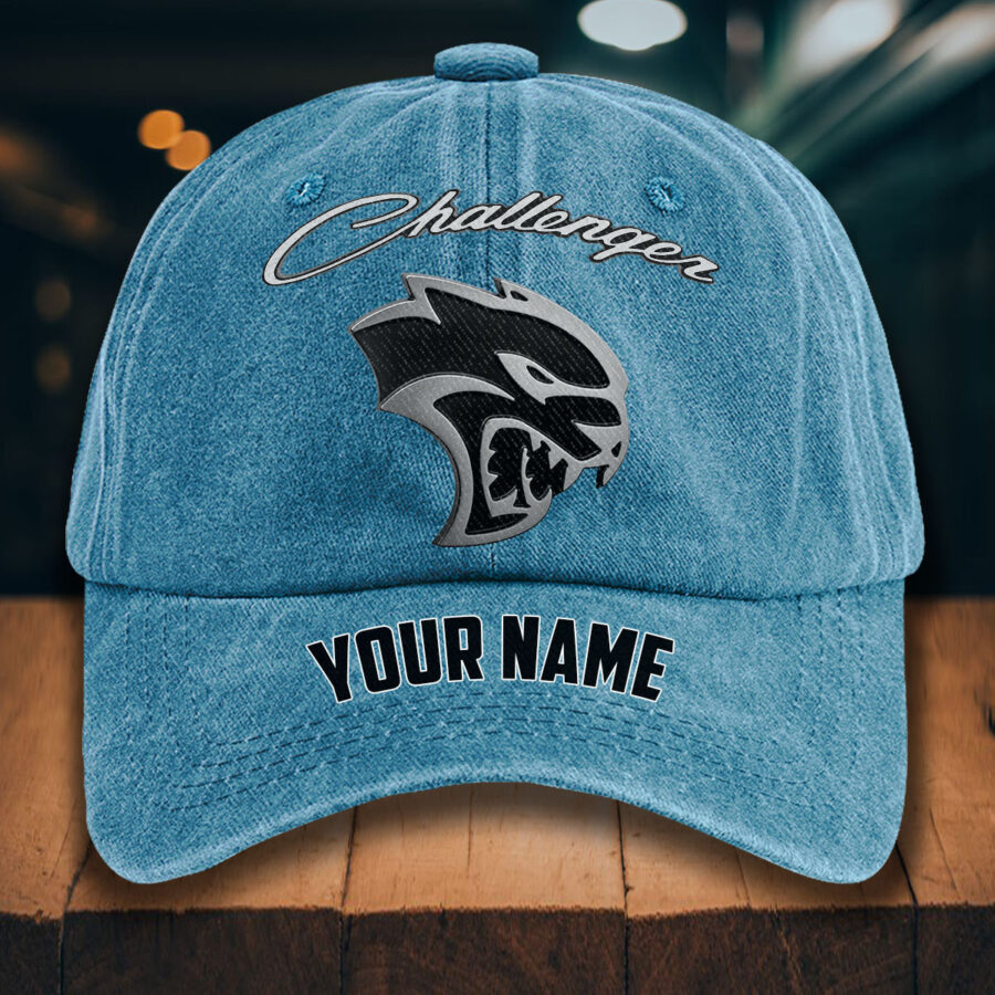 Dodge Challenger Gewaschene Denim-Kappe – Bild 2