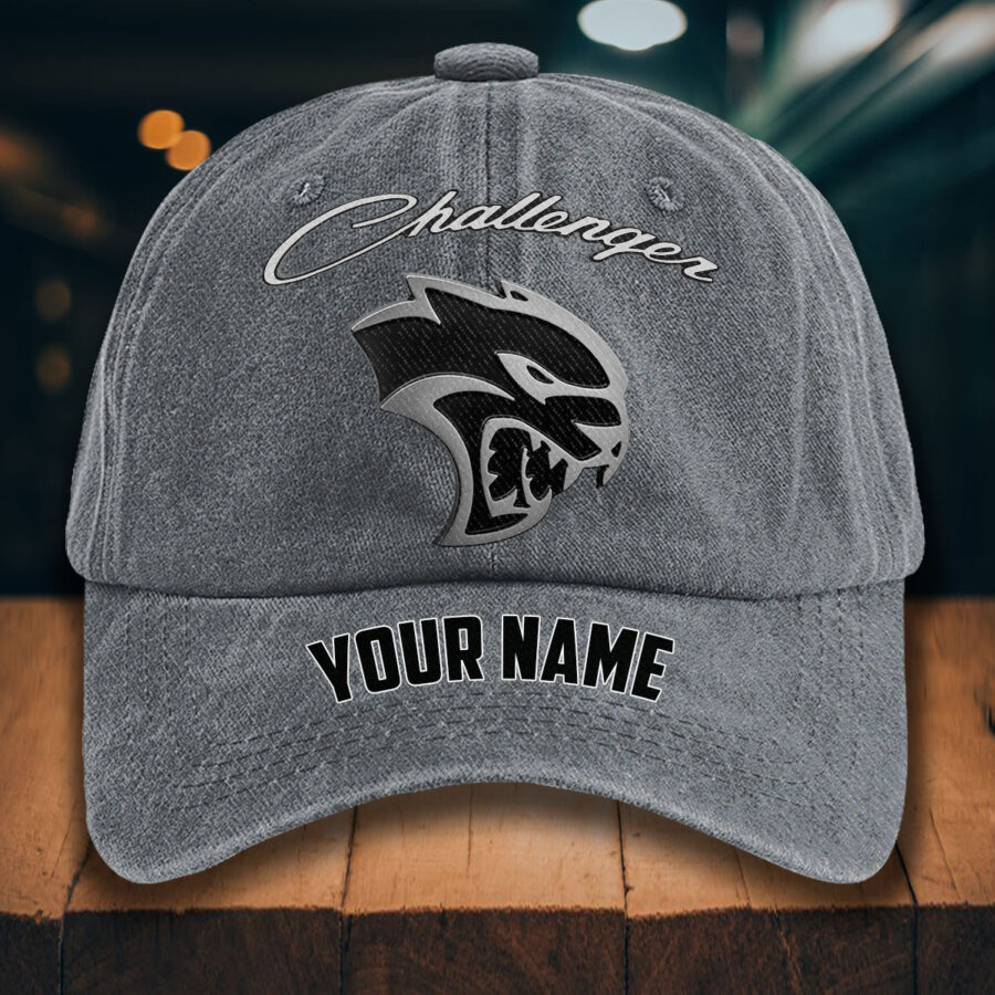 Dodge Challenger Gewaschene Denim-Kappe – Bild 4