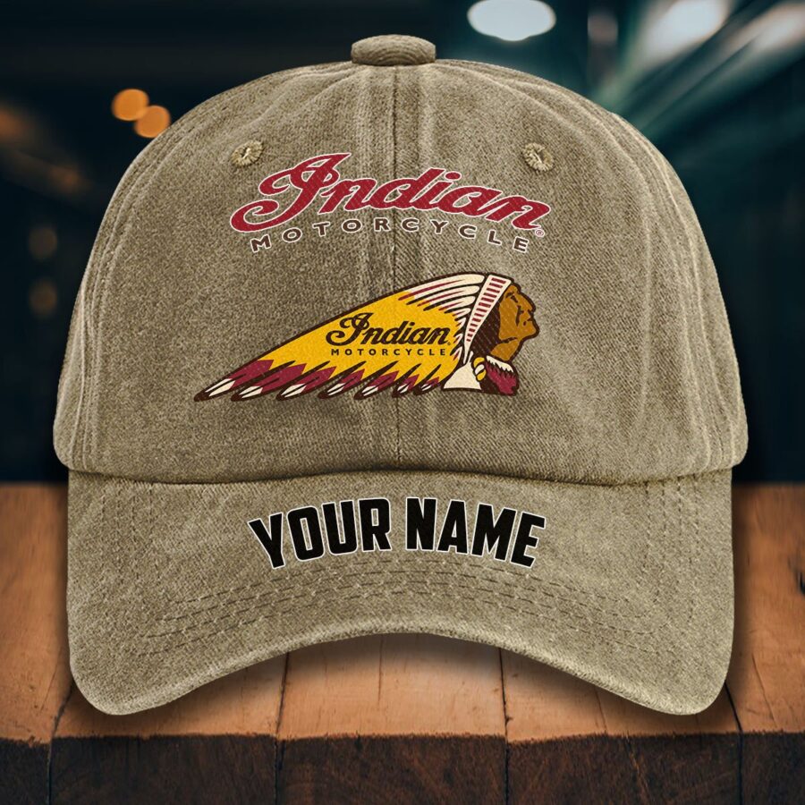 Indian Motorcycle Gewaschene Denim-Kappe – Bild 5
