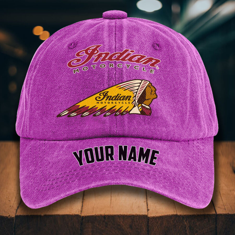 Indian Motorcycle Gewaschene Denim-Kappe – Bild 6