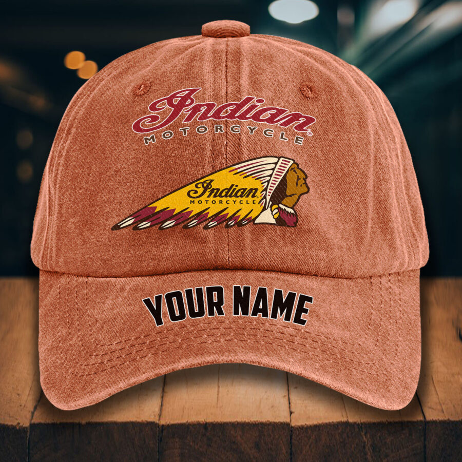 Indian Motorcycle Gewaschene Denim-Kappe – Bild 8