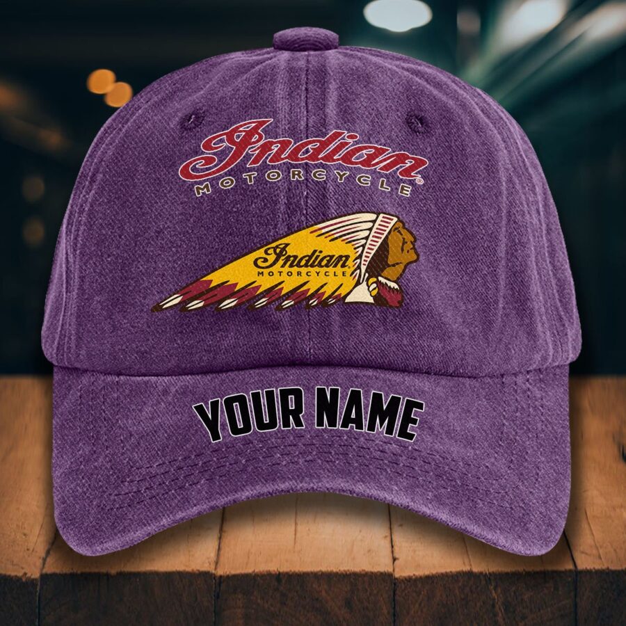 Indian Motorcycle Gewaschene Denim-Kappe – Bild 11