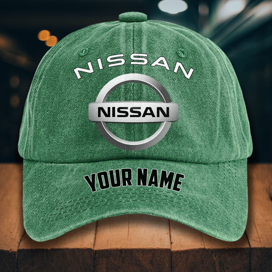 Nissan Gewaschene Denim-Kappe – Bild 3