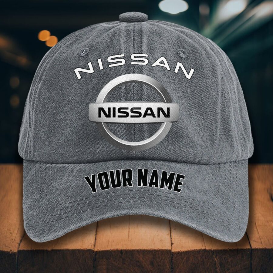 Nissan Gewaschene Denim-Kappe – Bild 4