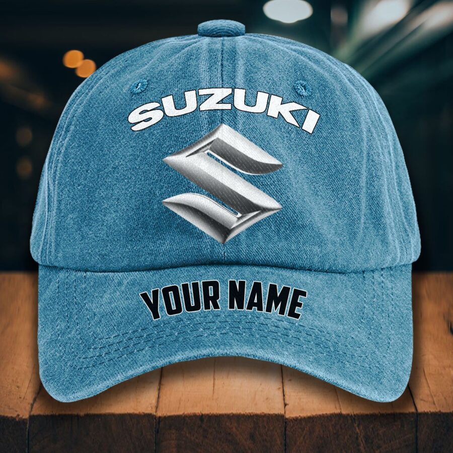 Suzuki Gewaschene Denim-Kappe – Bild 2